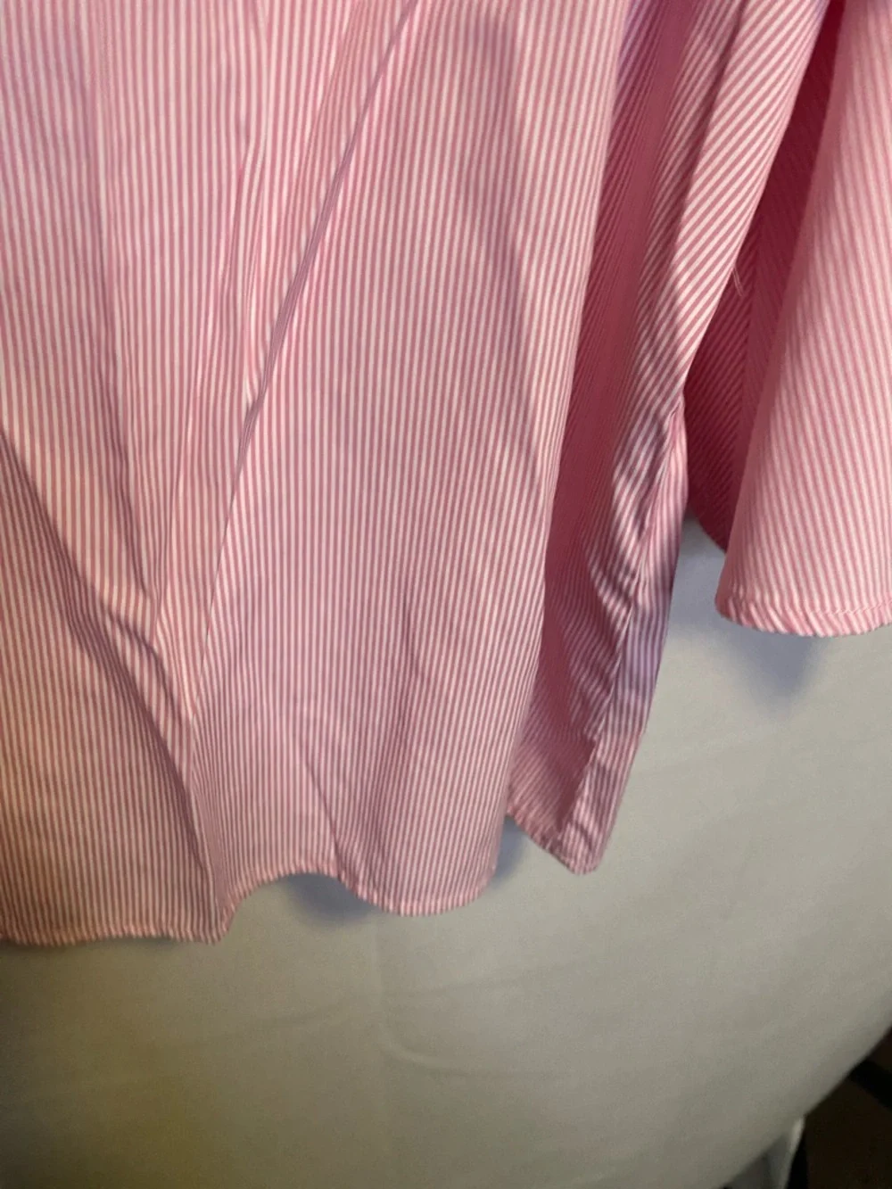 Lucy Paris Pink Ruffle Cold-Shoulder Blouse - Picture 5 of 8